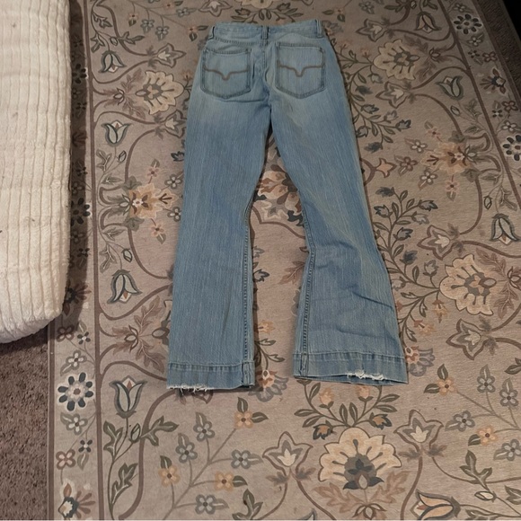 Stylish Light Blue Flare Jeans - Picture 1 of 4